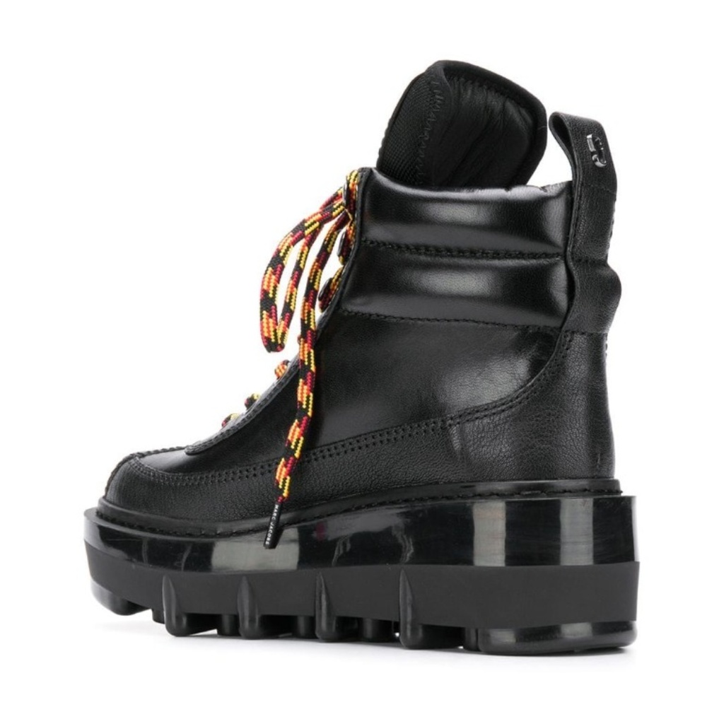 MARC JACOBS Women's Shay Leather Wedge Hiking Boot - Picture 6 of 8